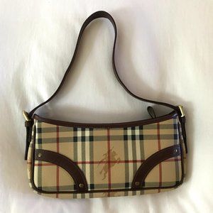 Burberry Haymarket Small Handbag
